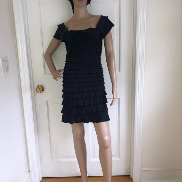 M.J.J.P Mini Stretchy Black Dress Sz S - Picture 5 of 9